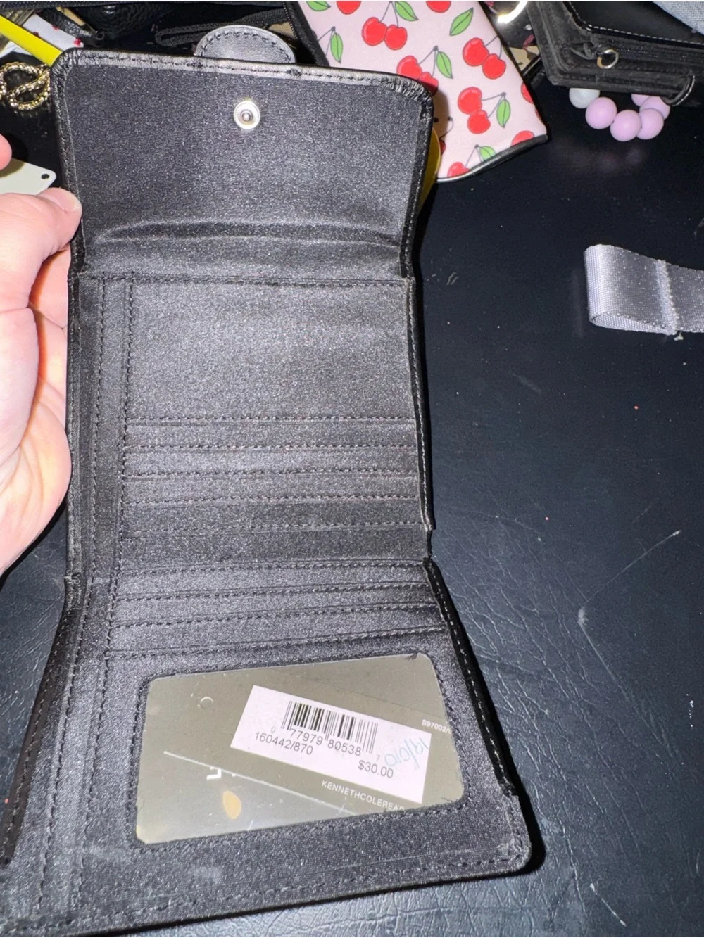Kenneth Cole Reaction Black Bifold Wallet
